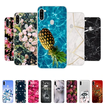 

For Samsung Galaxy M11 SM-M115F Case Patterned Printed Soft TPU Silicone Phone Cover For Samsung M 11 Galaxy M11 Cover Case 6.4"