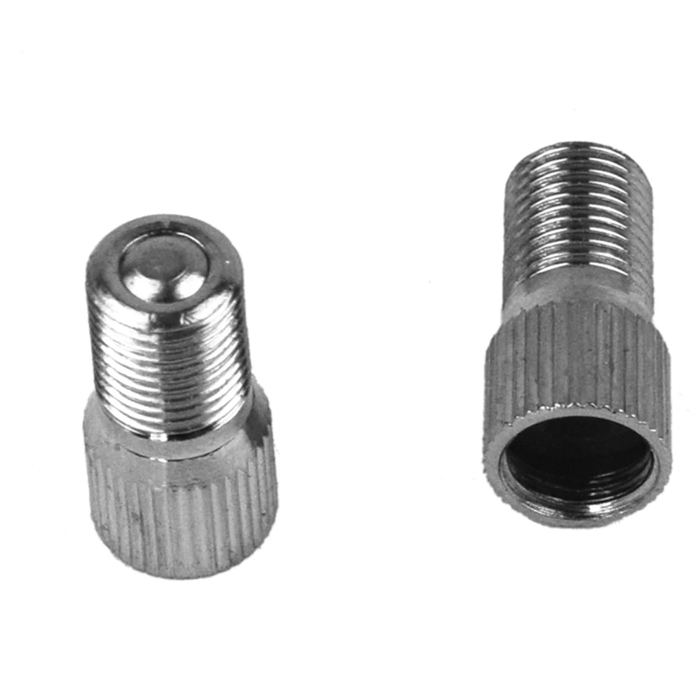 10pcs V2B Tire Wheel Metal Inflate Through Valve Stem Extension Extender Caps Cover Accessories