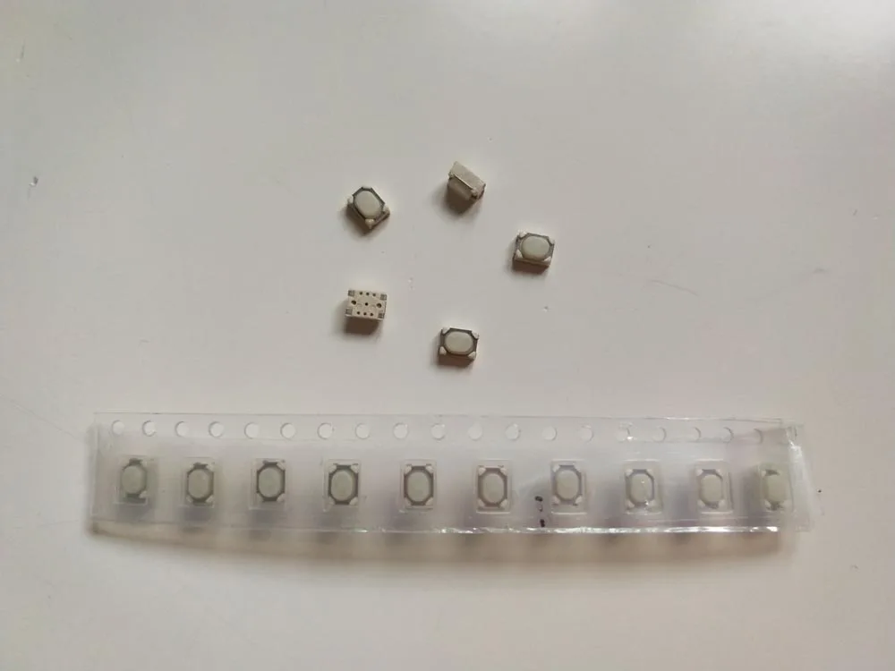 进口日本ALPS 别克荣威 汽车 遥控 器 按键 开关 钥匙轻触4脚微动 3 4 2.5（6） (6)