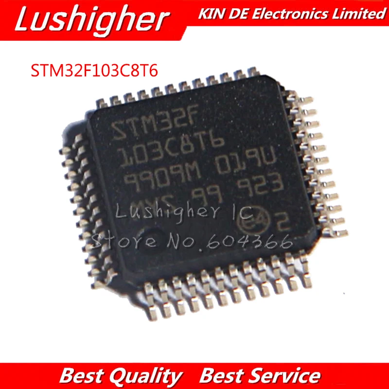 1 шт. STM32F103C8T6 32F103C8T6 QFP48 QFP|Интегральные схемы| |