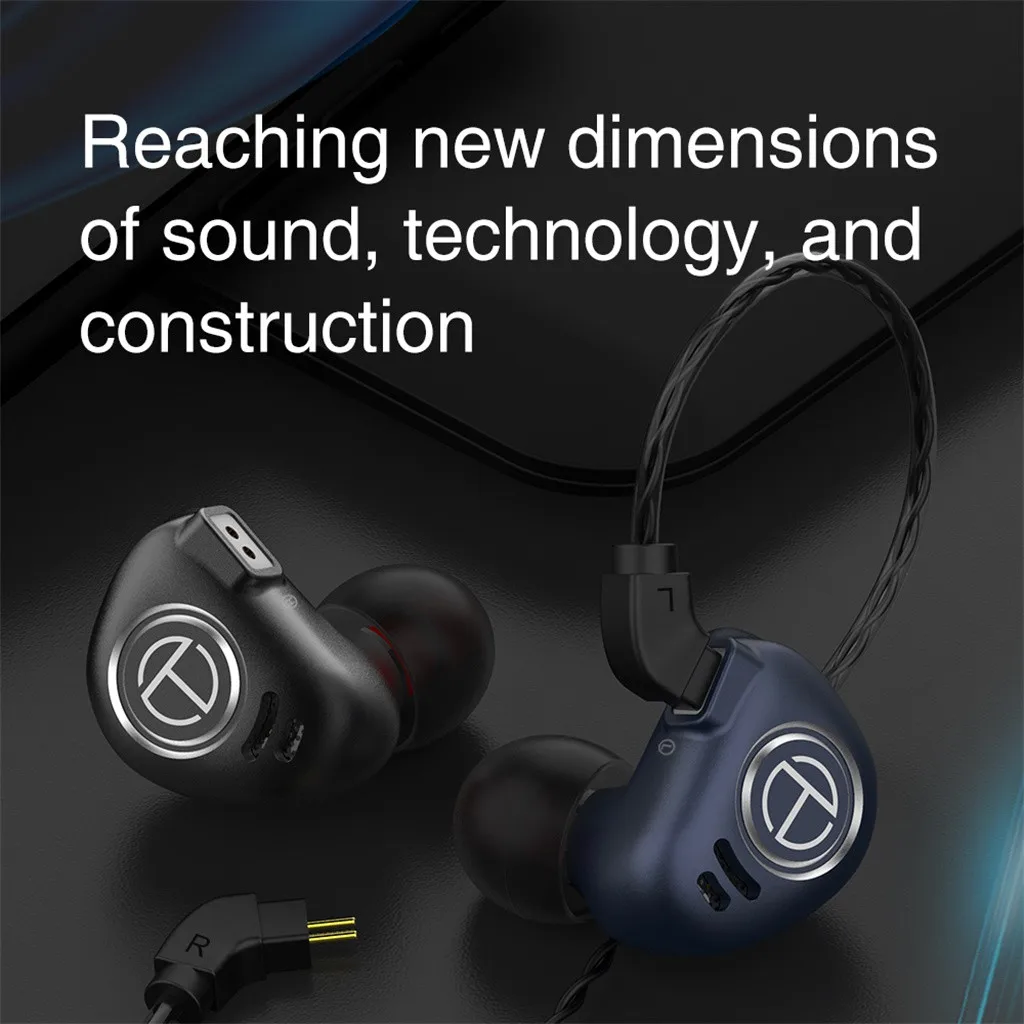 0,75 мм 2pin Сменные наушники для телефона android TRN V 90 EarHIFI 3,5 мм 10-блок кольцо железные наушники Сабвуфер проводной без микрофона