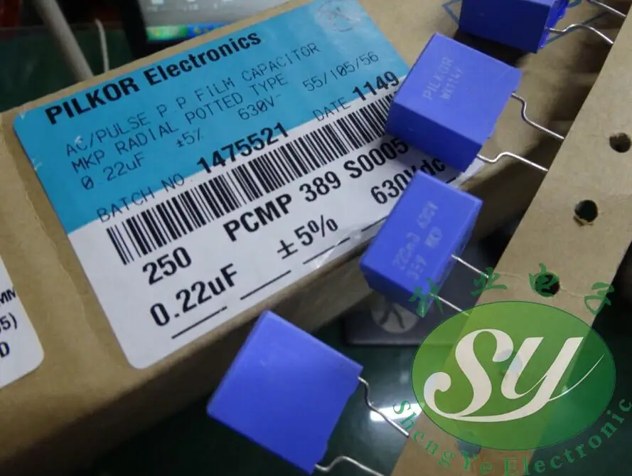 50 шт. PILKOR MKP 0,22 мкФ/630 в 220NF u22 пленочный конденсатор 224 15 мм
