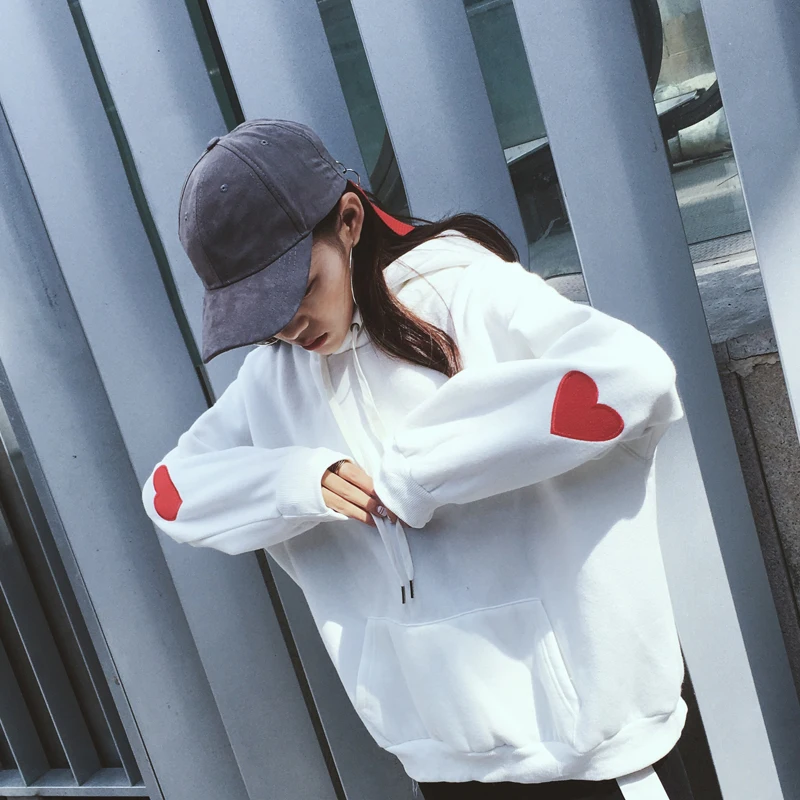 Sudaderas mujer осенний Женский пуловер, толстовки, корейский Ulzzang Harajuku розовый свитер с капюшоном, топы для женщин - Цвет: see chart