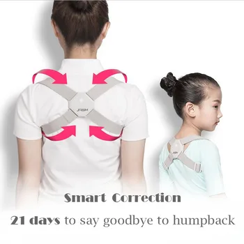 

Smart Orthotics Vibration Reminder Posture Belt Adjustable Intelligent Spine Correct Shoulder Brace for Adults and Children