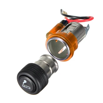 

Hot Colorful 12V Universal Car Boat Motorcycle Cigarette Lighter Power Socket Plug Auto Accessories Cigar Lighter Car Accessorie