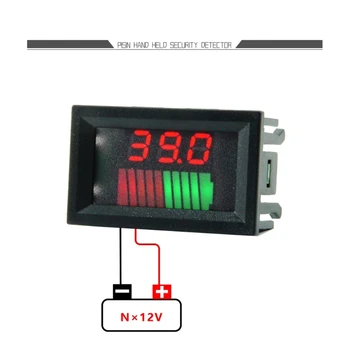 

Acid lead batteries indicator Battery capacity Digital LED Tester voltmeter Volt Voltage Meter 12V 24V 36V 48V 72V