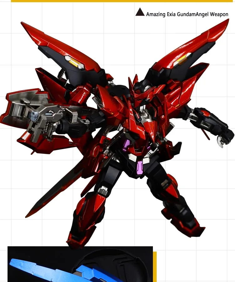 BANDAI MG 1/100 PPGN-001 Гандам удивительные Exia Темная материя металл цветной Темная материя модель подарок игрушки Фигурки