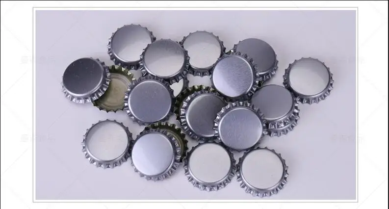 100 шт.! Новые крышки для пивных бутылок металлические железные крышки с уплотнением крышки для охладителя напиток пиво ПИВОВАРЕНИЕ вино делая золото серебро