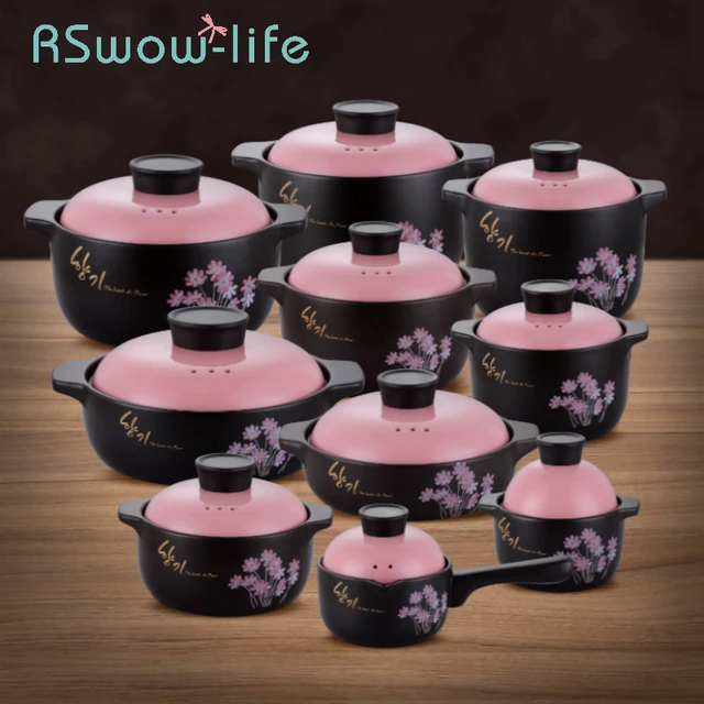 Home 6l Clay Pot For Cooking Stone Pot Cooking Pot High Temperature Ceramic  Cookware Soup Pot Casserole Pots And Pans Gas Cooker - Casseroles &  Ishinabes - AliExpress