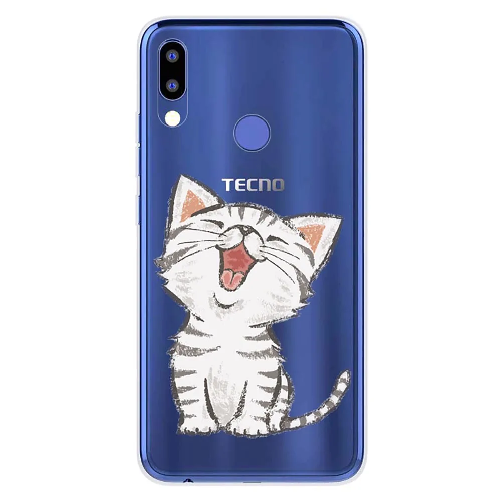 Мягкий силиконовый чехол из ТПУ для Tecno Camon 11 Camon11 PRO Чехол с принтом задняя крышка