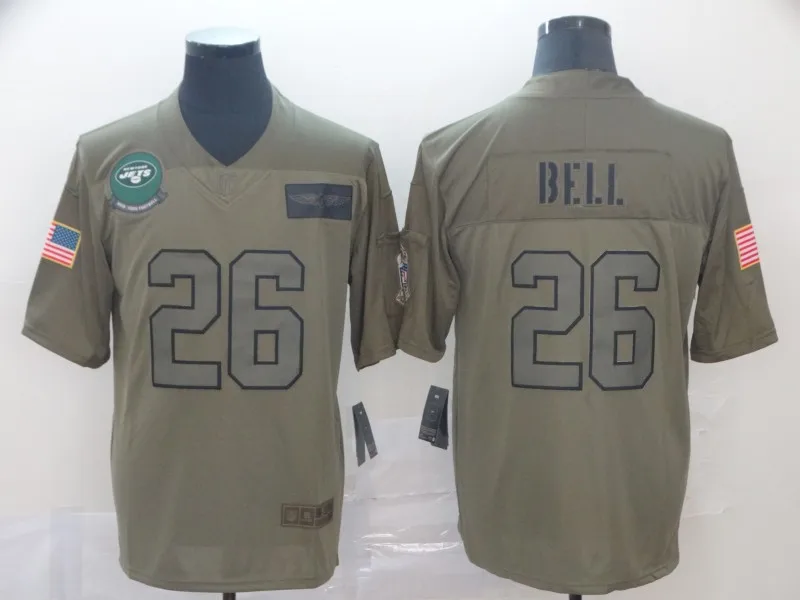 For men Нью-Йорк Высокое качество Джетс Le'Veon Bell 26 мужчин женщин молодежи Джерси - Цвет: For men