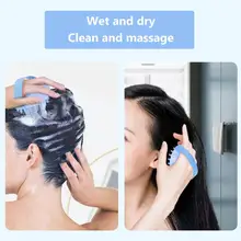 Head Body Scalp Massage Brush Comb Shampoo Hair Washing Comb Shower Brush Bath Spa Slimming Massage Brush