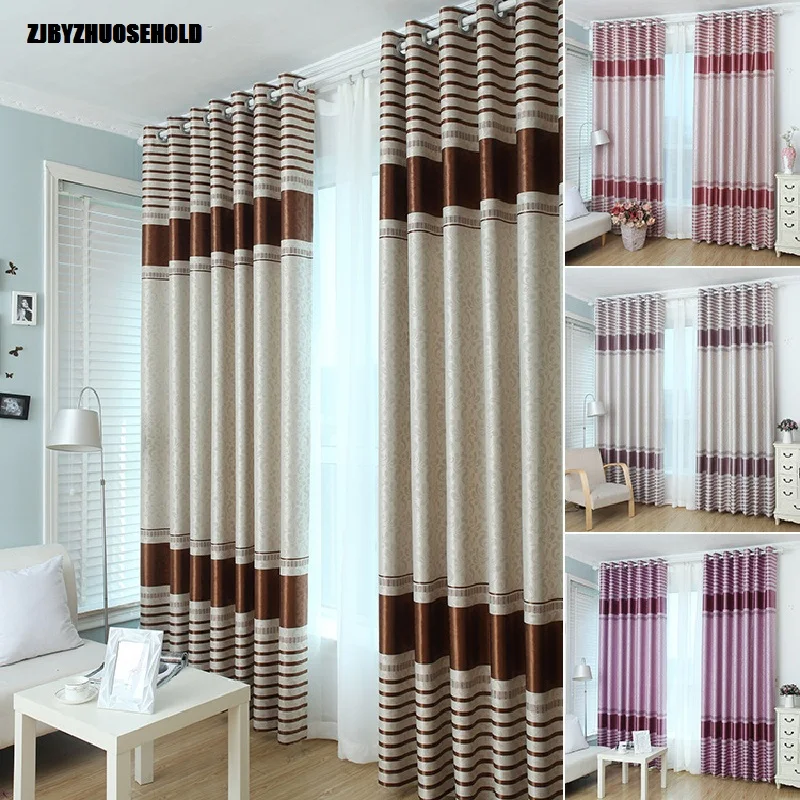 Modern Curtains for Living Room Minimalist Curtain Streamer Embossed Blackout Drapes Window Blind Bedroom Door Screen Panel | Дом и сад