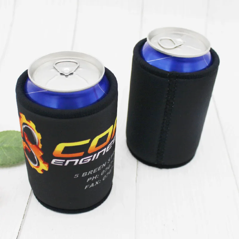 200 шт персонализированная печать Вашего логотипа Stubbies рекламные Stubby Держатели могут держатель Свадьба Stubbie для бизнеса Индивидуальные