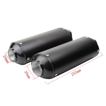 

28mm or 38mm Motorcycle Exhaust Muffler Pipe for 125 150 160cc Dirt Pit Bike ATV