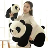 Lindo bebé gran Panda gigante oso de peluche Animal relleno de la muñeca animales de juguete de dibujos animados almohada Kawaii muñecas Niñas regalos de amante WJ151 ► Foto 3/5