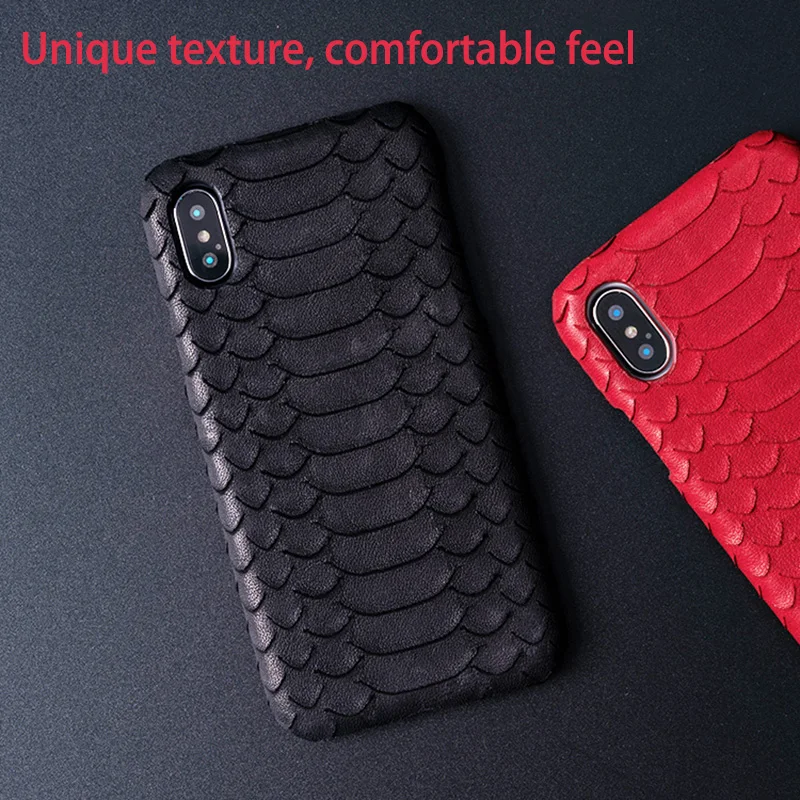 Чехол для телефона из воловьей кожи для iPhone Xr 6 6s 7 8 Plus X Xs Max, роскошный текстурированное покрытие из кожи питона для 6p 6s p 7p 8p