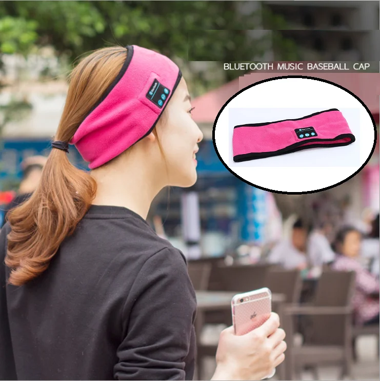 Bluetooth головная повязка для йоги, фитнеса, бега на открытом воздухе, гарнитура для разговоров, музыки, байковая Bluetooth головная повязка, Спортивная гарнитура
