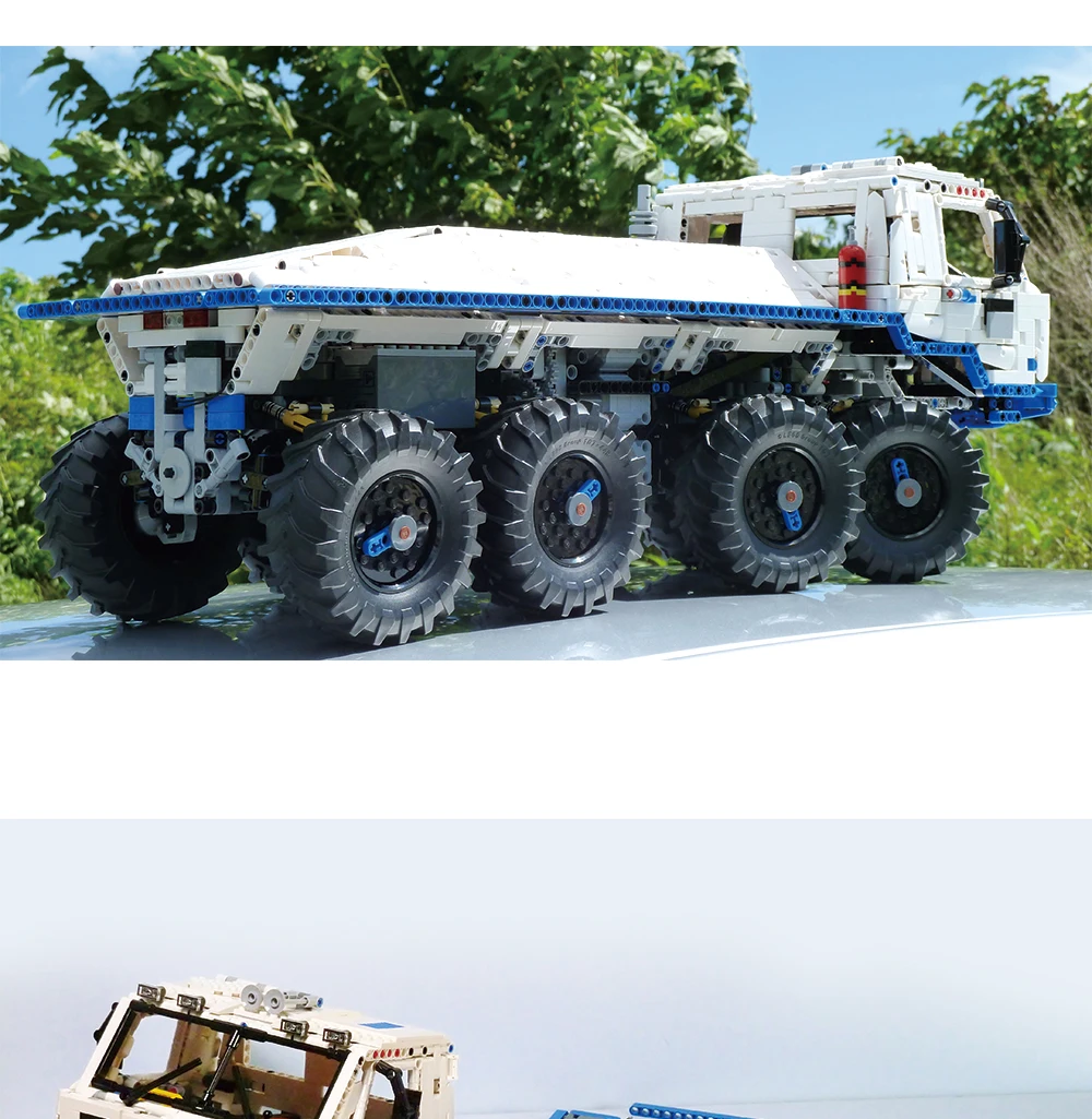 MOC-27092 Tatra T813 8X8 PROFA инженерный автомобиль трактор игрушка самосвал Модель классическая игрушка автомобиль детские игрушки инженерный автомобиль