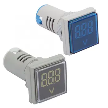 

LED Voltage Indicator 60-500V Square LED Display AC Voltage Signal Indicator Digital Voltmeter Indicator