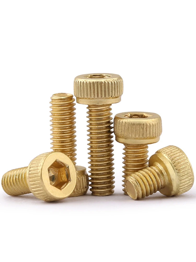 

[M2M2.5M3] Brass hex socket screw cylindrical head hex socket bolt cup head screw M2M2.5M3