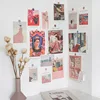 15pcs Nordic Decorative Cards Retro Art Bedroom Photo Frame Painting Colour Greeting Card Diy Wall Paste Decoration Sticker ► Photo 2/5