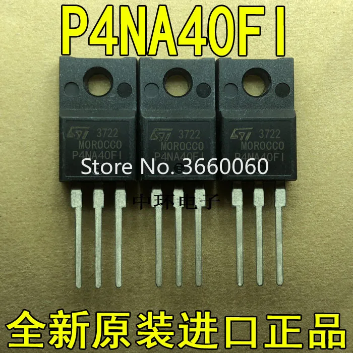 10 шт./лот P4NA40FI STP4NA40FI ST TO-220F 2.8A 400V