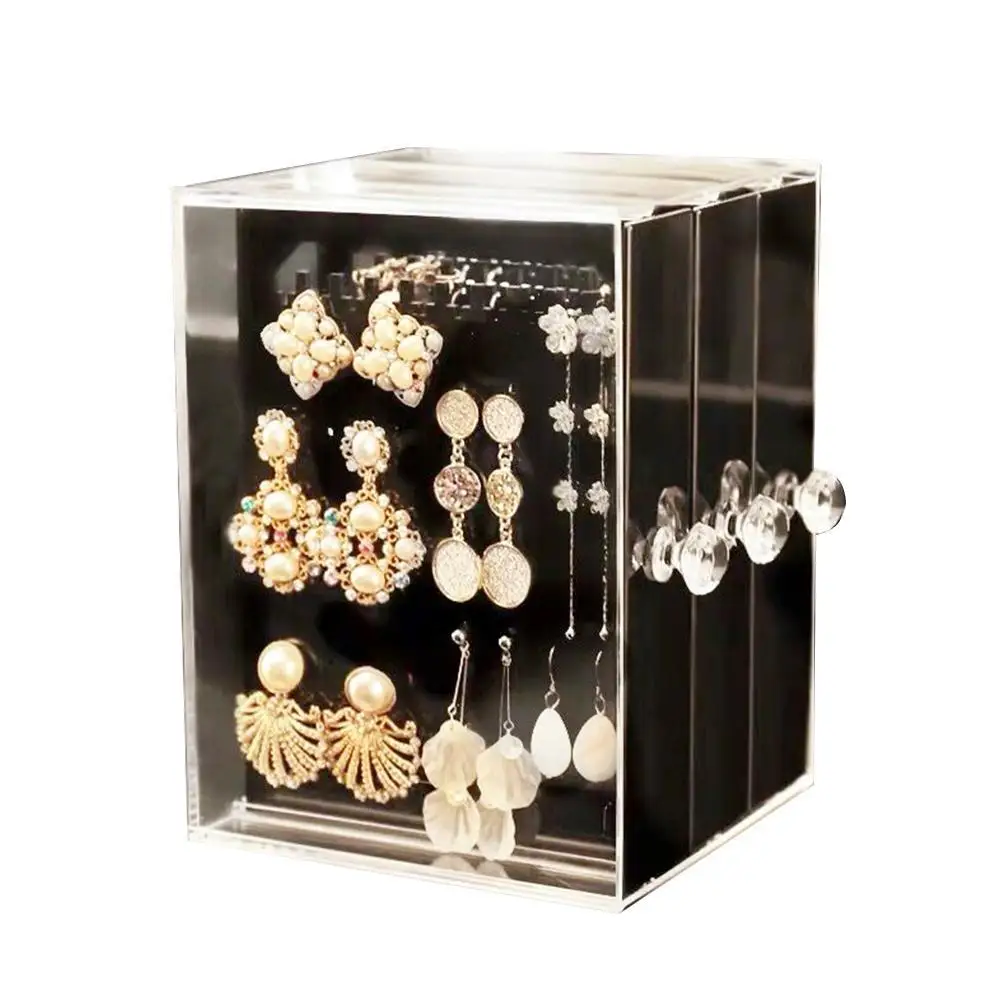Jewelry Display Earring Display Stand Ear Stud Earrings Holder Rack Storage Case 