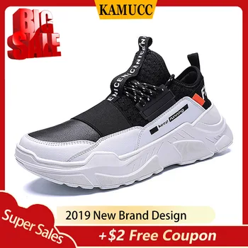 

2019 New Men Lace-up Sneakers High Quality Man Non Slip Comfortable Casual Shoes Mesh Sneakers Breathable Outdoor Walking Shoes