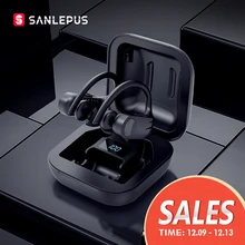 Sanlepus display led bluetooth fone de ouvido sem fio tws fones estéreo handsfree esporte fone para telefones apple xiaomi(China)
