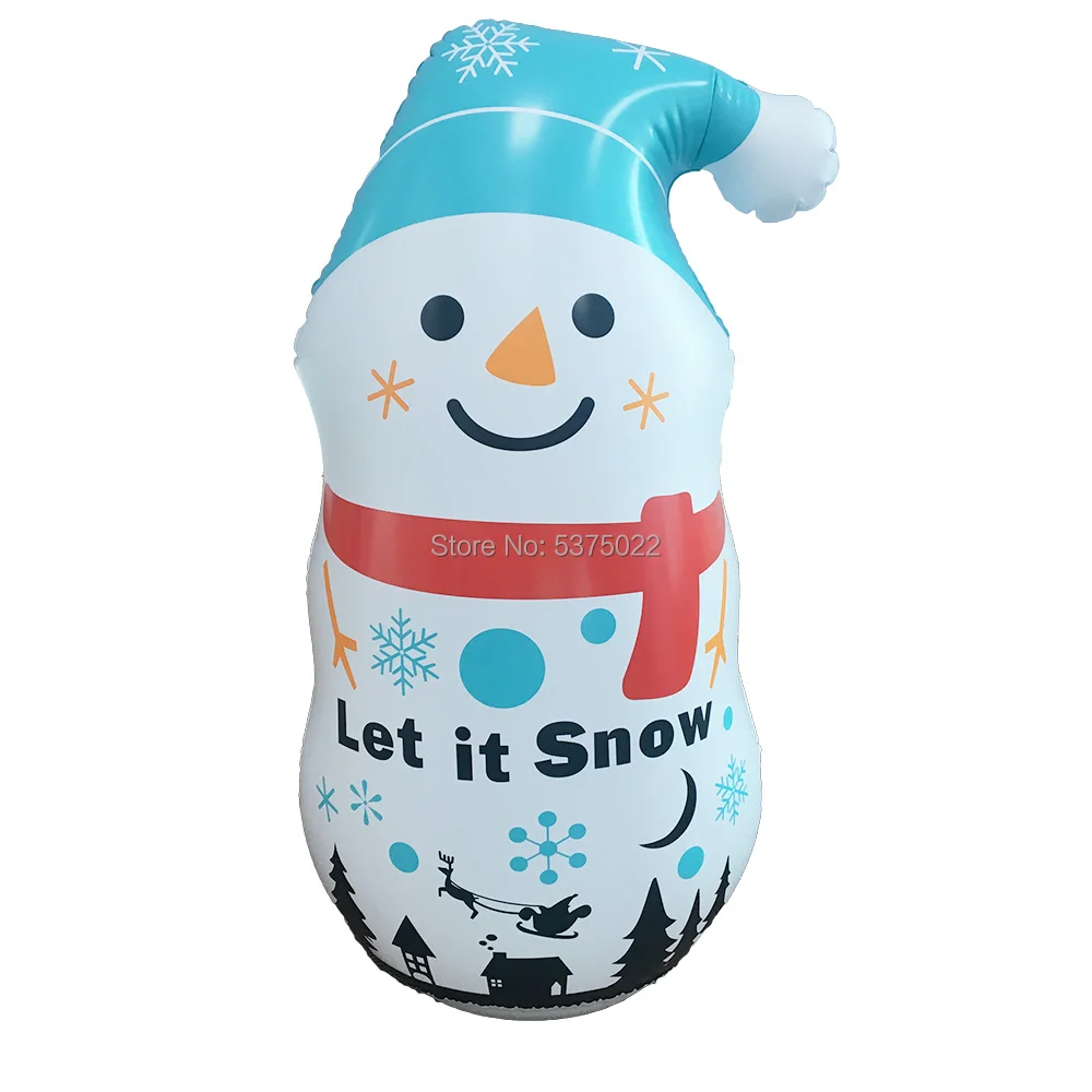 Christmas frosty snowman inflatable decoration for home yard blow up punching bag Tumbler