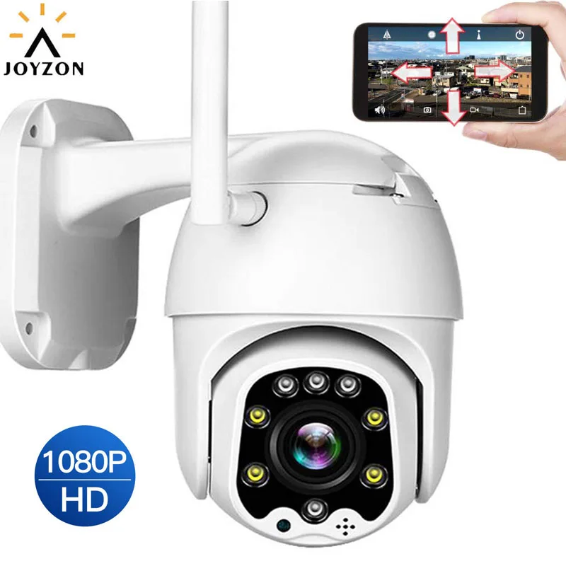 1080p HD PTZ IP камера Wi-Fi уличная скоростная купольная беспроводная камера безопасности Pan Tilt 4X цифровой зум 2MP сеть видеонаблюдения