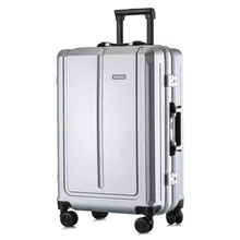 Рама из алюминиевого сплава, чехол для чемодана, чехол на колесиках для мужчин и женщин, чехол для костюма, вращающиеся колеса для багажа компьютера, 20, 24 дюйма