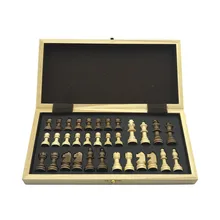 

Magnetic Chess Wooden Wooden Checker Board Solid Wood Pieces Folding Chess Board High-end Puzzle Chess Game Entertainment