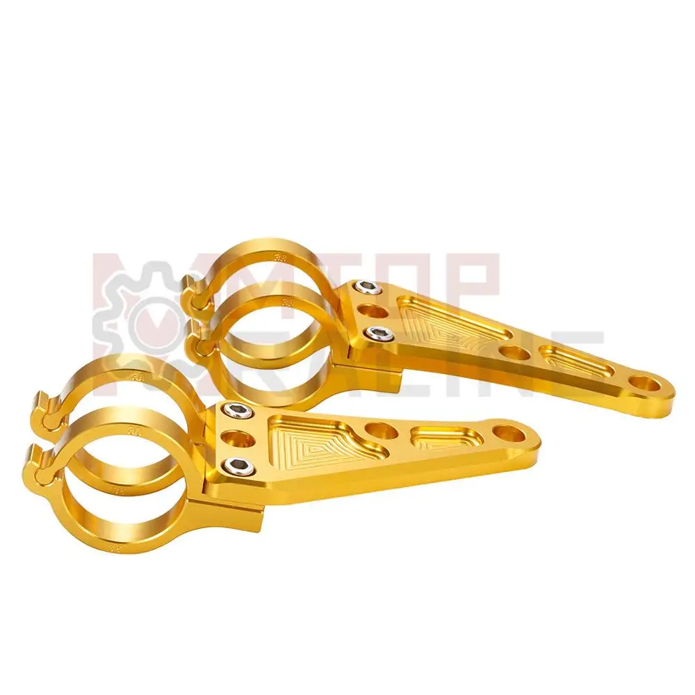 Монтажный кронштейн фар мотоцикла CNC Gold 30 мм 33 мм 35 мм 37 мм 38 мм 39 мм 41 мм 43 мм 45 мм 46 мм 48 мм 49 мм 50 мм вилки