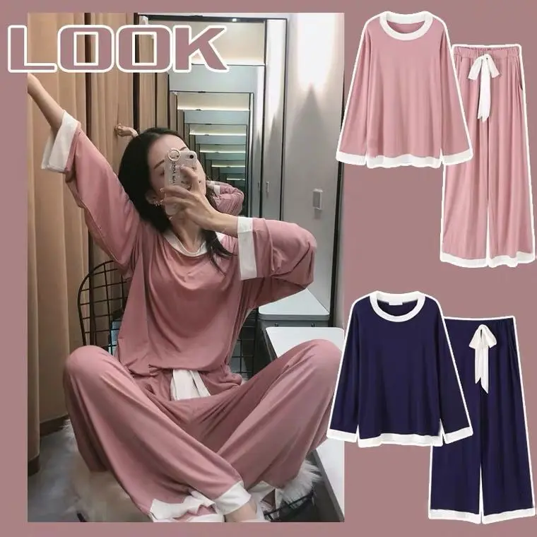Warm Pajamas For Women's Set Pyjamas Pigiama Donna Pjs Winter Mujer Pijama Sleepwear Nightwear Pizama Damska 2 Pcs Nightie | Женская