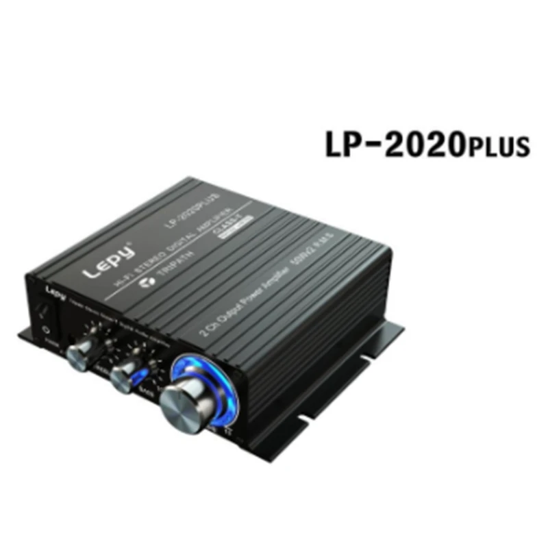 ABKT-Lepy LP- Plus 2CH автомобильный усилитель цифровой плеер 2X50 Вт HIFI стерео аудио усилитель высокой мощности для домашнего мультимедиа AUX EU