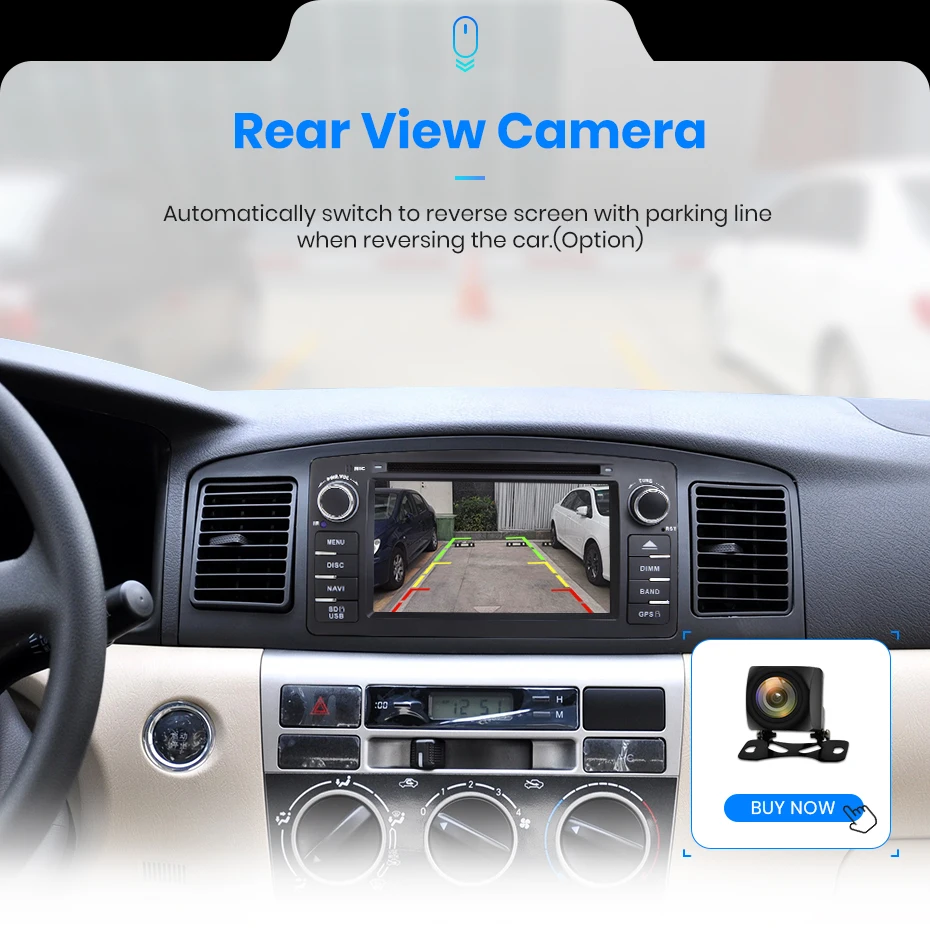 Junsun 4G+ 64G DSP Android 9,0 2Din для Toyota Corolla E120/BYD F3 Автомобильный мультимедийный видео плеер Радио Стерео gps навигация