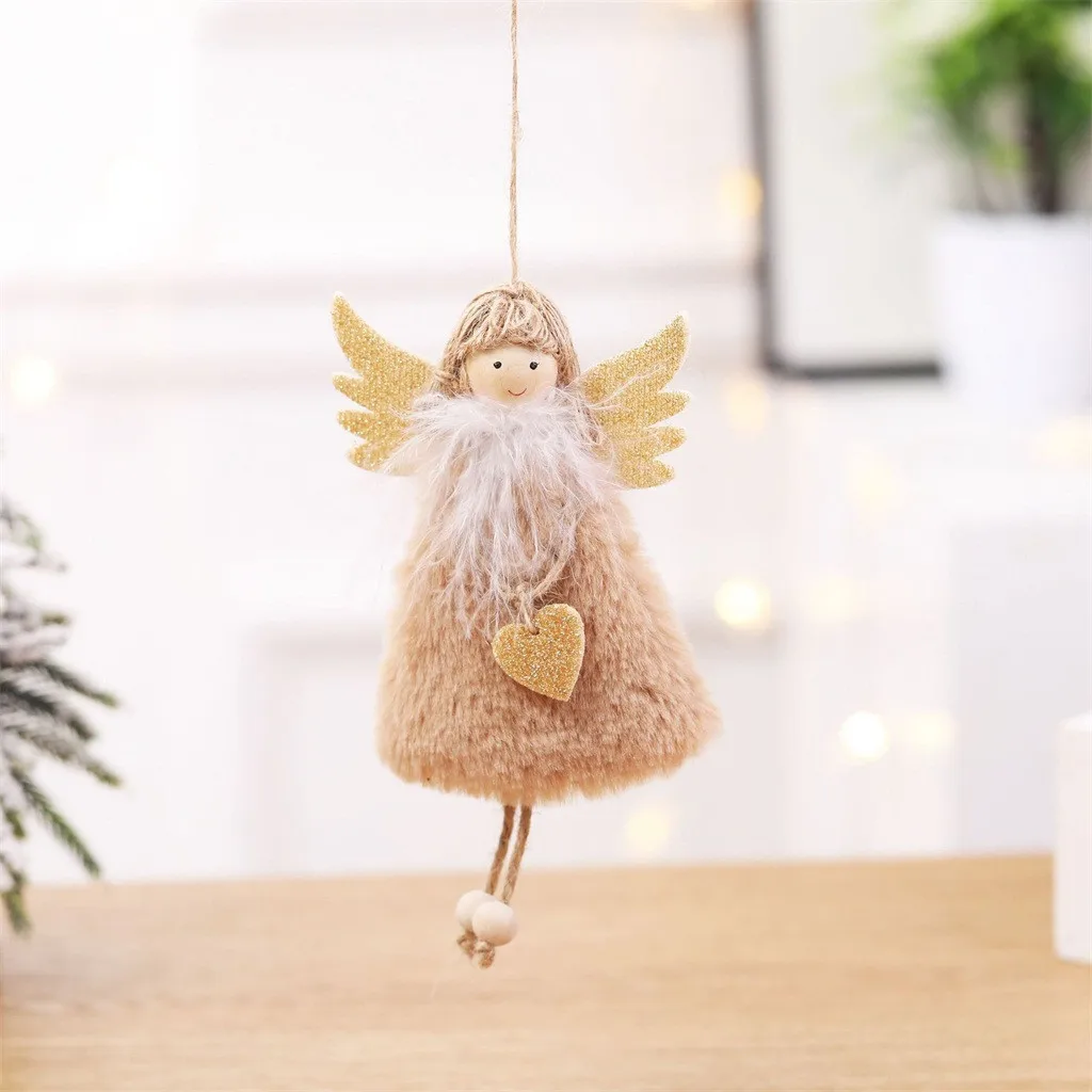 Christmas Angel Kids Toys Christmas Tree Hanging Pendant Toys For Children Festival Ornament Home Party Wedding Decoration