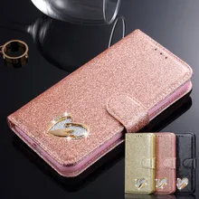 L-FADNUT Шикарный кошелек с блестками чехол для iPhone Xr X Xs Max Женские флип мягкие кожаные чехлы для Apple iPhone 7 Plus 8 6 S 6 5 5S SE чехол