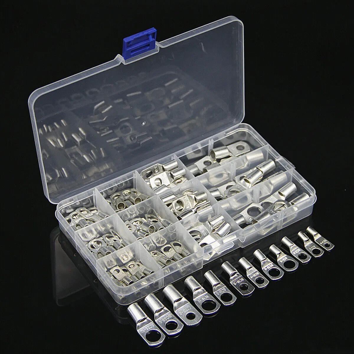 100 шт./кор. коннекторов для электрических проводов терминалов SC Луженый Медь