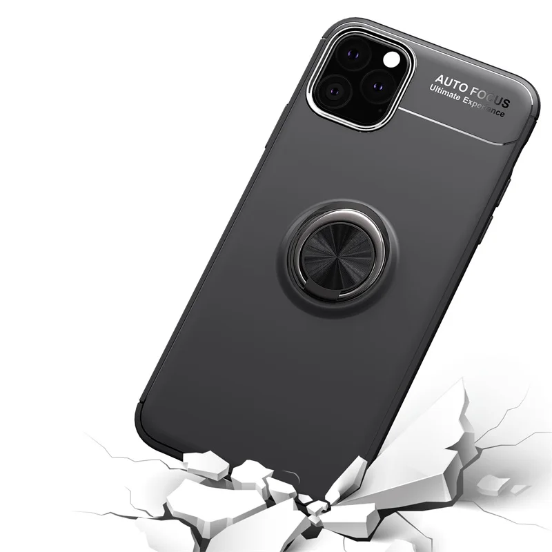 Для iPhone 11 Pro Max чехол Невидимый кронштейн для X XS XR 7Plus 8Plus 7 8 6 6s Plus кольцо держатель