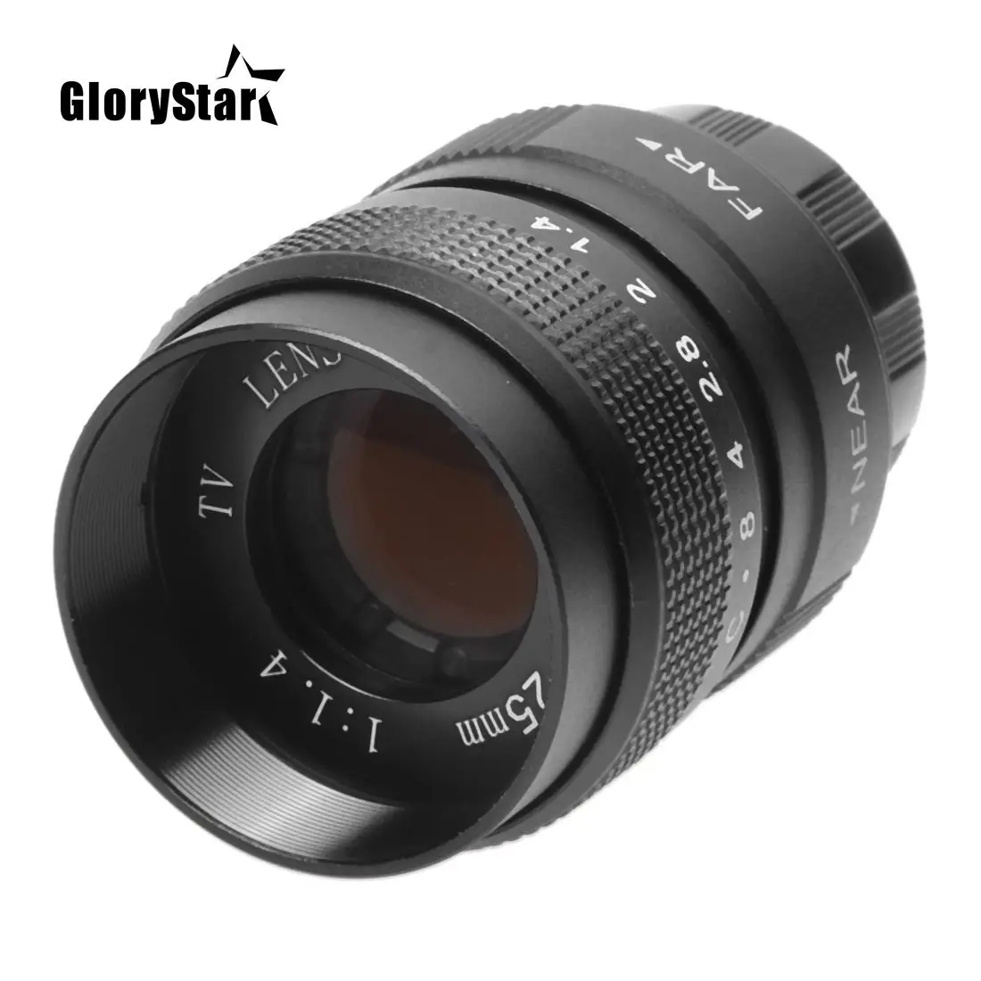Lente + c Montagem + Capa de Lente de Metal para Samsung Cctv Filme nx Câmera Nx1000 Nx210 Nx20 - Nx200 Nx11 Nx100 Nx5 Nx10 25mm F1.4 tv - Image 3