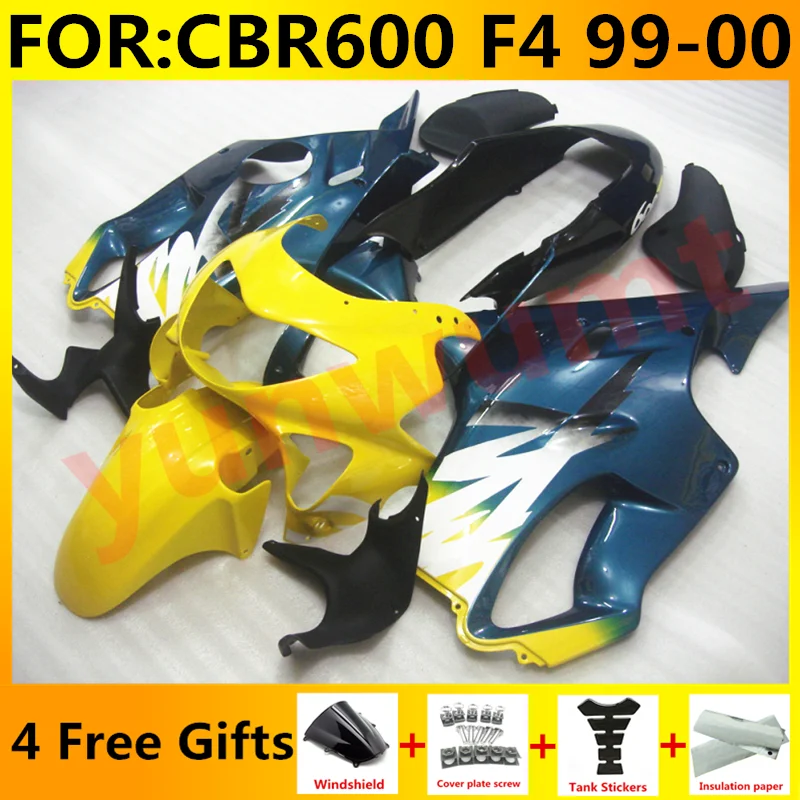 Комплект обтекателей из АБС-пластика для мотоцикла Honda CBR 600 F4 1999 2000 CBR600 99 00