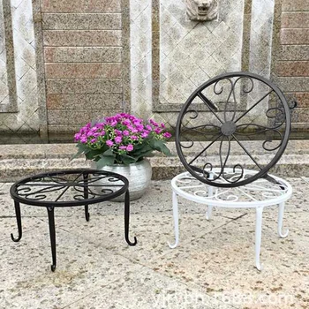 

Wrought Iron Plant Pot Holder Stand Flower Display Shelf Home Garden Decor 100% Brand New And High Quality