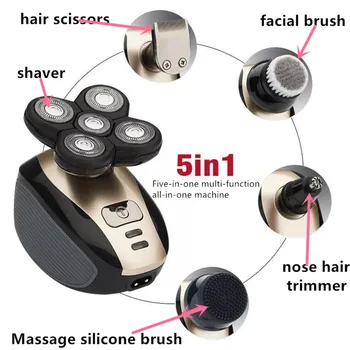 

New electric hair shaver hair shaver hair shaver self-help hair shaver 4D body wash multi-purpose shaving knife
