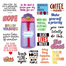 19 шт. английские слова наклейки для компьютера Cure текст Винтаж Клей ноутбук холодильник наклейки для скейтборда для MacBook/hp компьютера