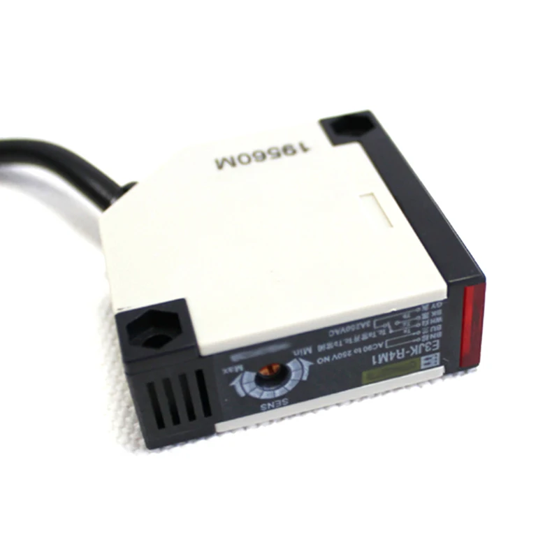 DC12-24V/AC90-240V светоотражающий фотоэлектрический переключатель фотоэлемент E3JK-R4M1 инфракрасный луч датчик квадратный рефлекторный светильник барьер Senso