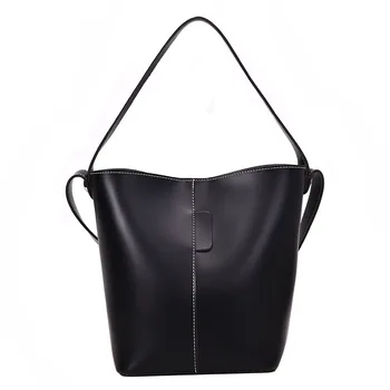 

JIULIN Women bag with Colorful Strap Bucket Bag Women PU Leather Shoulder Bags Brand Designer Ladies Crossbody messenger Bags