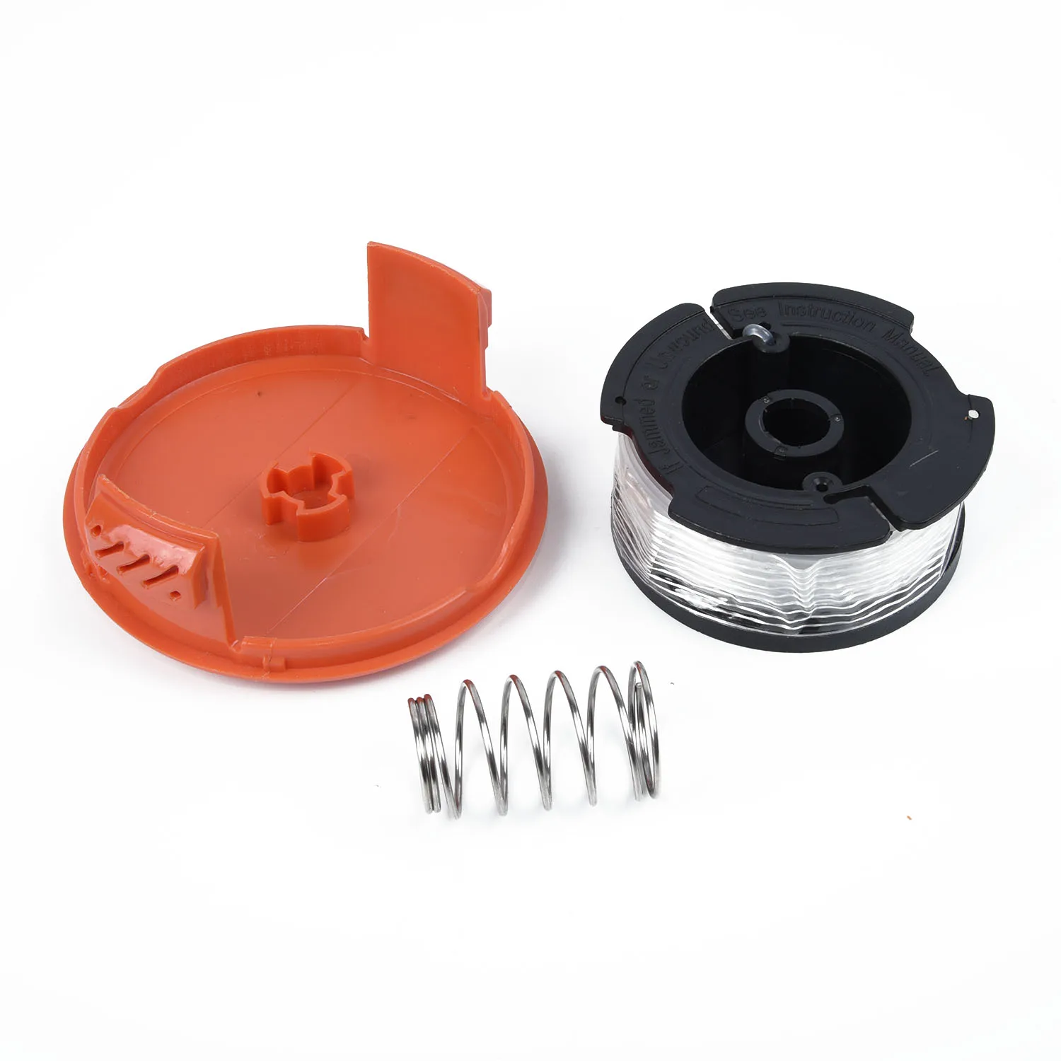 4pcs Line String Trimmer Spool+Cap Cover Spring Replacement For Black Decker  GH400 GH500 GH600 GH610 GH900 GH912 Lawn Mower Part - AliExpress
